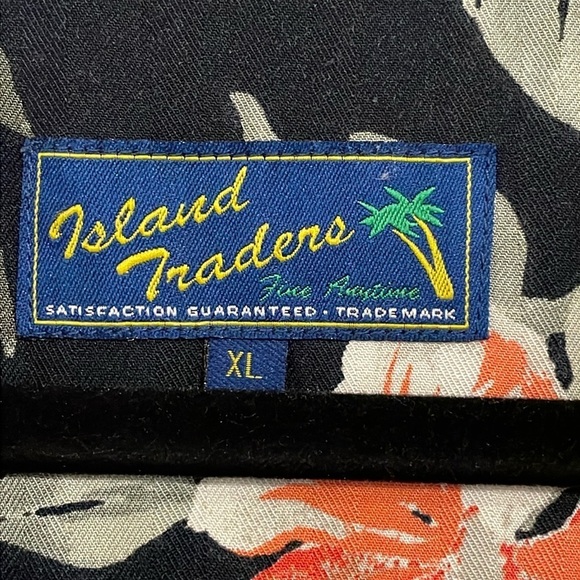 Island Traders Women Vintage Matching Set XL/XXL Black Resortwear Tropical - Picture 4 of 17